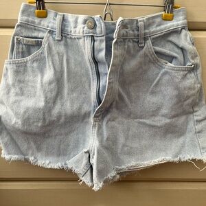 Lee Light Wash Jean Shorts